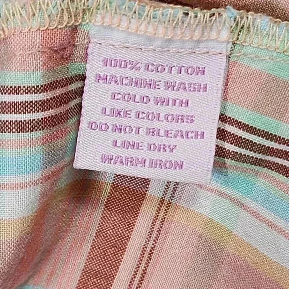 PINK Cattlelac Women's Western Short Sleeve L Peach Plaid Snaps Cowgirl Rodeo‎ - Picture 14 of 15